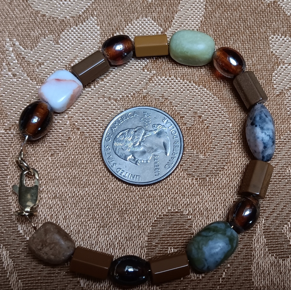 Handcrafted Stone bracelet